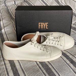 Frye Mindy Low Lace sneakers—white